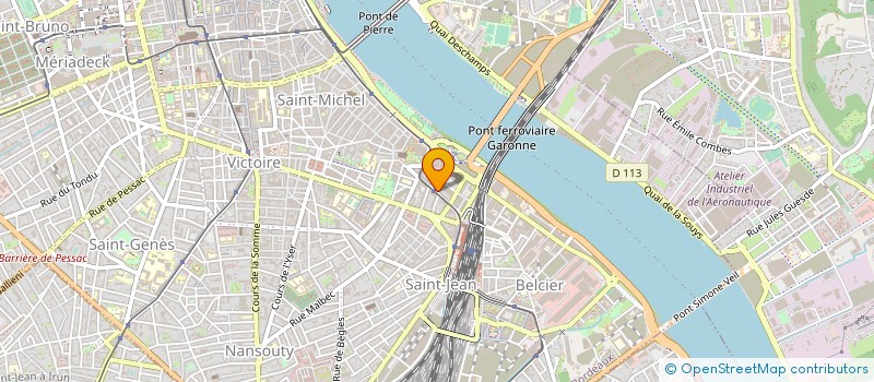 localisation de l'entreprise R C G  BORDEAUX