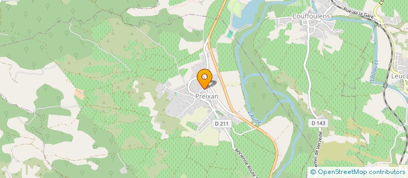 localisation de l'entreprise R.C. GRAND TOUR  PREIXAN