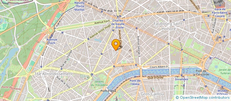 localisation de l'entreprise R.C.H SOCIETE DE REALISATION ET DE CONSEIL HOTELIER à PARIS