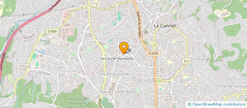 localisation de l'entreprise R.C.I à LE CANNET