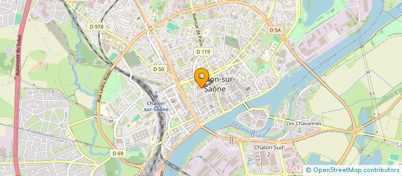 localisation de l'entreprise R&C INVEST 2017 à CHALON-SUR-SAONE