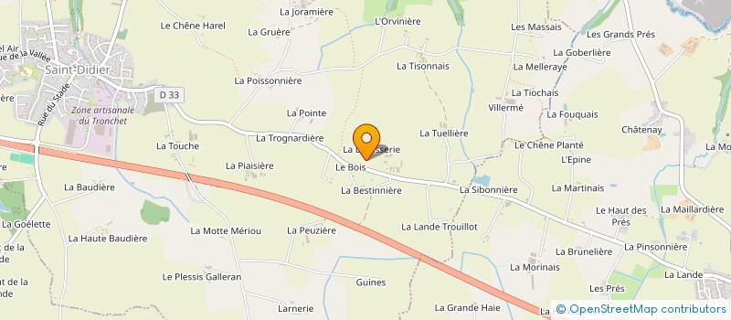 localisation de l'entreprise R C J  SAINT-DIDIER