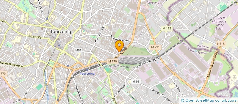 localisation de l'entreprise R.C L FRANCE à TOURCOING
