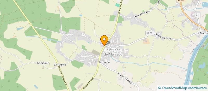 localisation de l'entreprise R & C LASSALLE  SAINT-JEAN-DE-MARSACQ