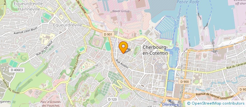 localisation de l'entreprise R&C LITTORAL à CHERBOURG-EN-COTENTIN