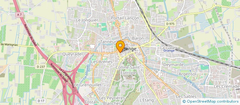 localisation de l'entreprise R C M  ORANGE