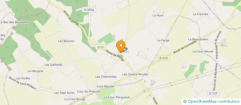 localisation de l'entreprise R C M CONSEIL  FUMICHON