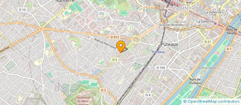 localisation de l'entreprise R.C.M.P GONCALVES  NANTERRE