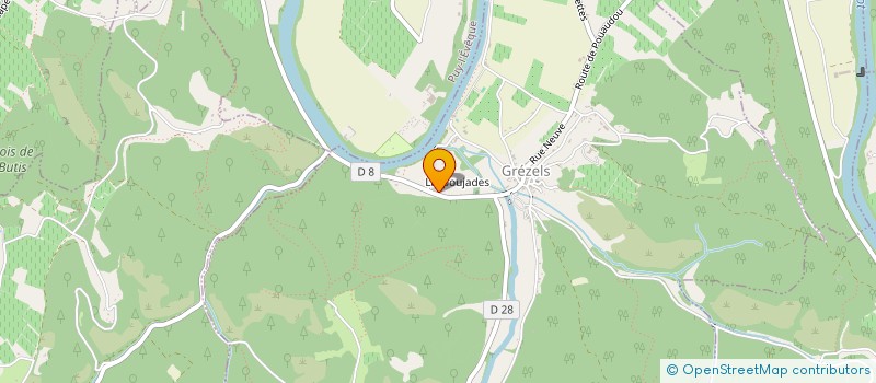 localisation de l'entreprise R.C.MOB à GREZELS