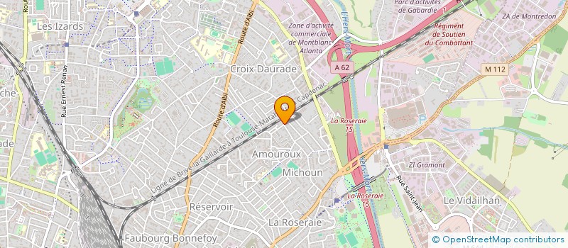 localisation de l'entreprise R.C.O. PLOMBERIE  BALMA