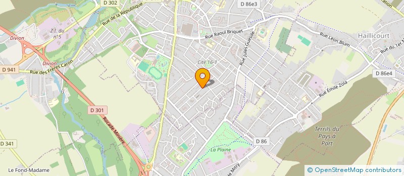 localisation de l'entreprise R.C.P  BRUAY LA BUISSIERE