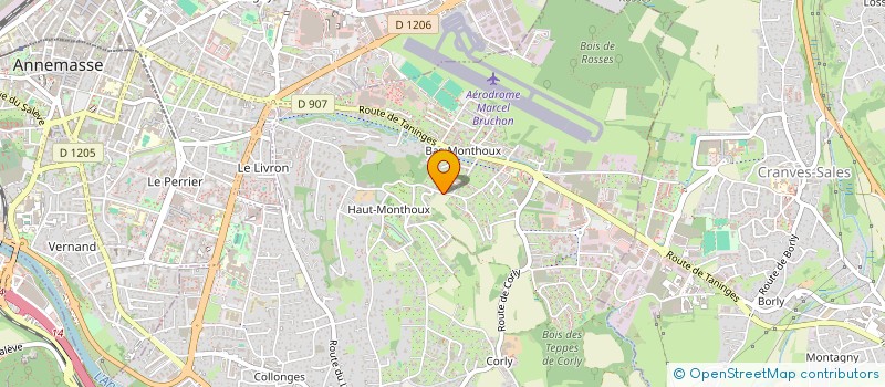 localisation de l'entreprise R.C.P.  VETRAZ-MONTHOUX