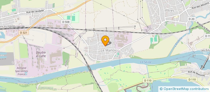 localisation de l'entreprise R.C.P. BATIMENT  LE MANOIR