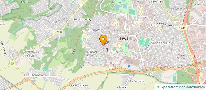 localisation de l'entreprise R C R 9 à LES ULIS