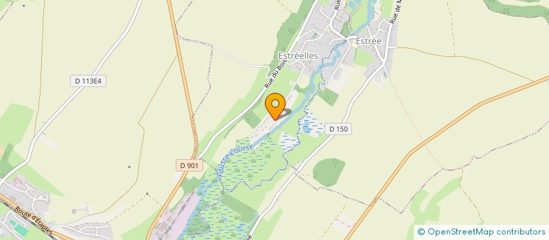 localisation de l'entreprise R&C RENOV  ESTREELLES