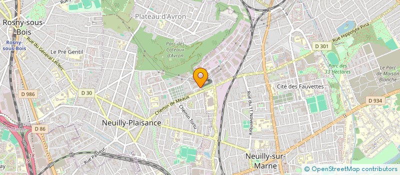 localisation de l'entreprise R.C SERVICES à NEUILLY-PLAISANCE