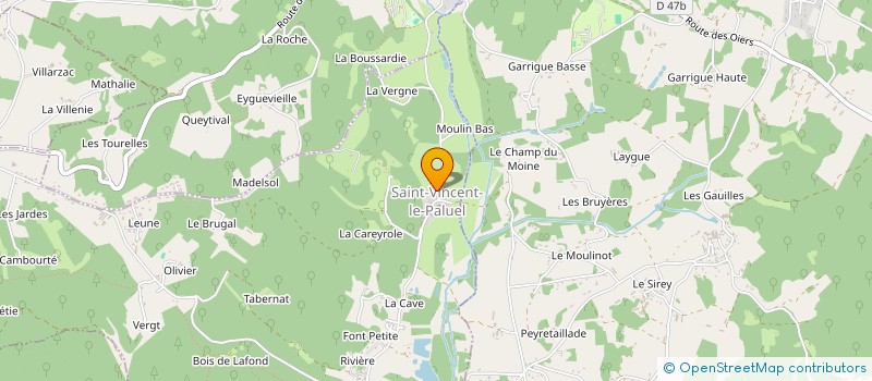 localisation de l'entreprise R.C.T à SAINTE-NATHALENE