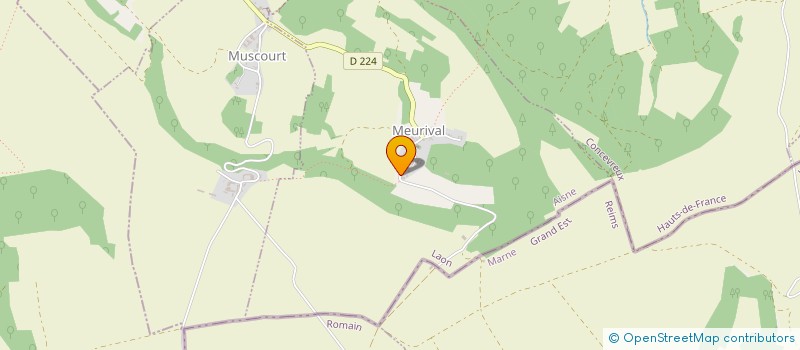 localisation de l'entreprise R.C.T.D.  MEURIVAL