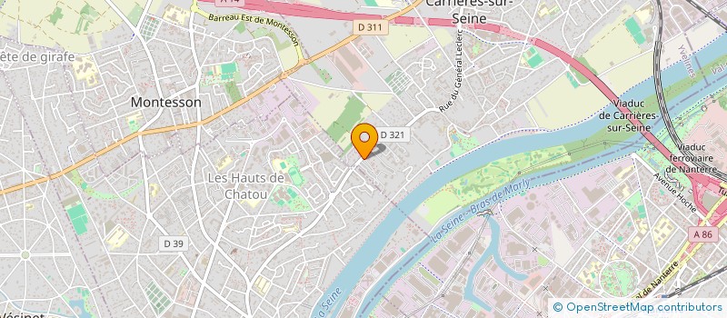 localisation de l'entreprise R.C.V PRO  MONTESSON