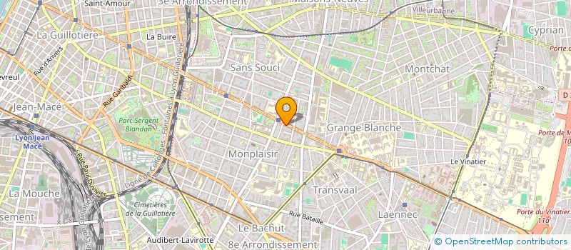 localisation de l'entreprise R CAPELLI INVESTISSEMENTS  LYON