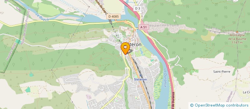 localisation de l'entreprise R & CIE à SISTERON