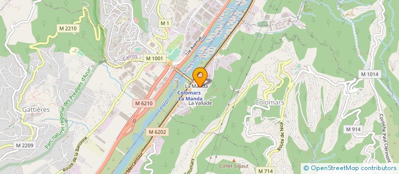 localisation de l'entreprise R'CLIM.  COLOMARS