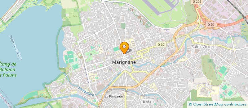 localisation de l'entreprise R-CLIM  MARIGNANE