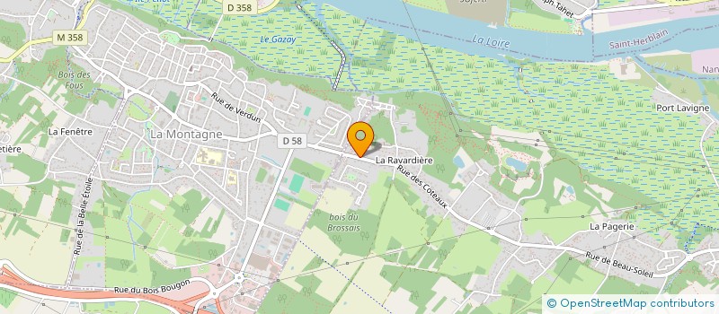 localisation de l'entreprise R CO DIFFUSION à BOUGUENAIS
