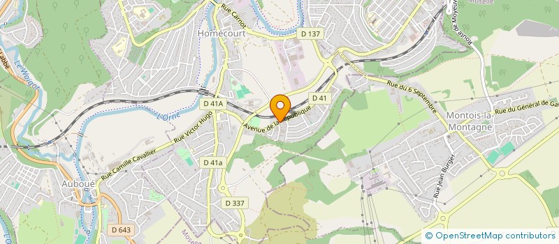 localisation de l'entreprise R'COIFFURE EURL  HOMECOURT