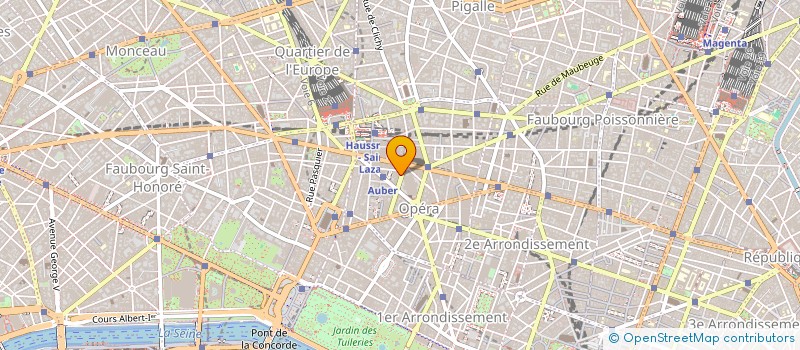 localisation de l'entreprise R'COM  PARIS