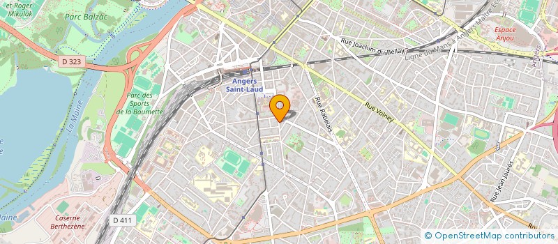 localisation de l'entreprise R COM  REGION ET COMMUNICATION  ANGERS