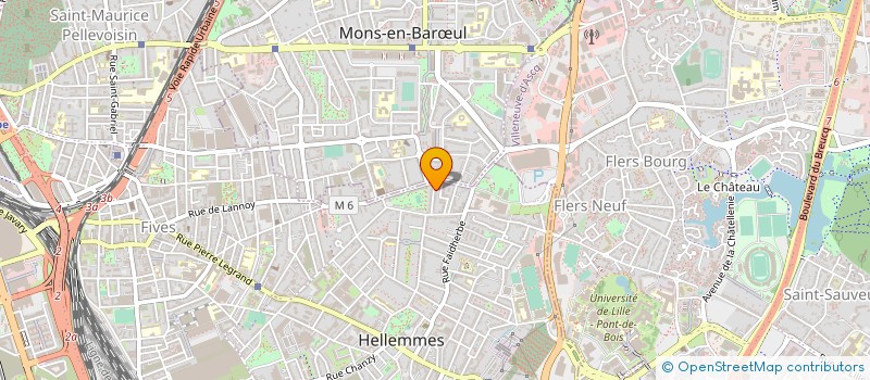localisation de l'entreprise R COM'RIGAUX à LILLE