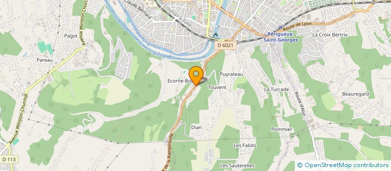 localisation de l'entreprise R COMMAGNAC TRANSPORTS à COULOUNIEIX-CHAMIERS