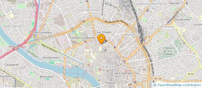 localisation de l'entreprise R COMMUNAUTE ALGERIENNE HTE GAR AQUITAIN  TOULOUSE