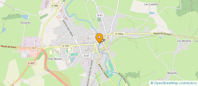 localisation de l'entreprise R CONCEPT à LAPALISSE