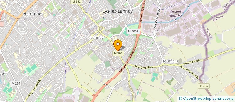 localisation de l'entreprise R-CONNECT à LYS-LEZ-LANNOY