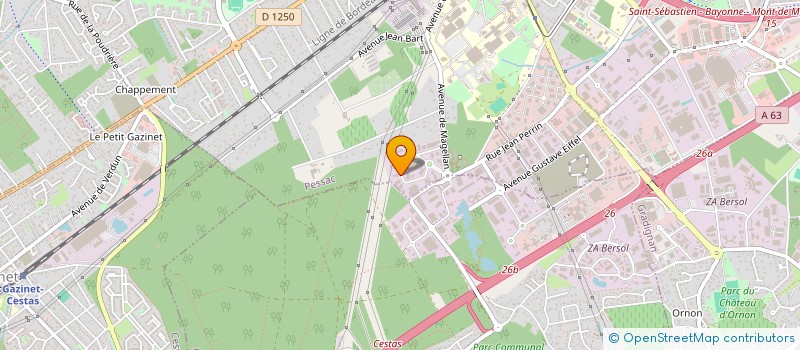 localisation de l'entreprise R COSMO ENGENEERING à PESSAC