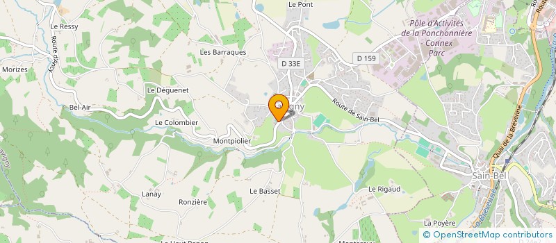 localisation de l'entreprise R COSTE  SAVIGNY