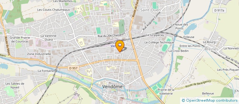 localisation de l'entreprise R. COTTEREAU à VENDOME