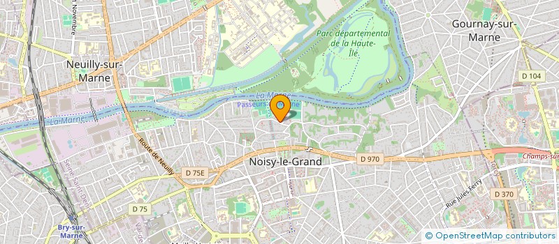 localisation de l'entreprise R-CP'L  NOISY-LE-GRAND
