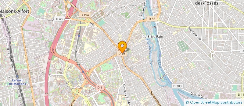 localisation de l'entreprise R.CUBE.NET à CRETEIL