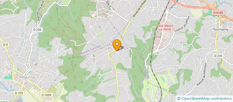 localisation de l'entreprise R CUBE PROJET à LA ROQUETTE-SUR-SIAGNE