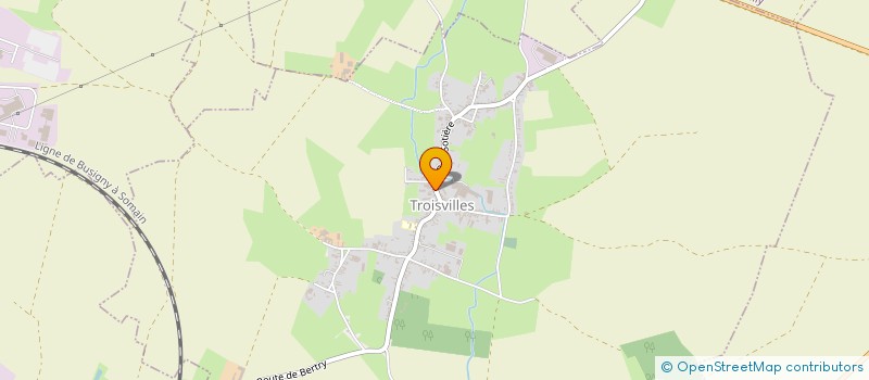 localisation de l'entreprise R-CYCLAB  TROISVILLES