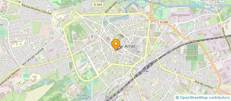 localisation de l'entreprise R&D à ARRAS