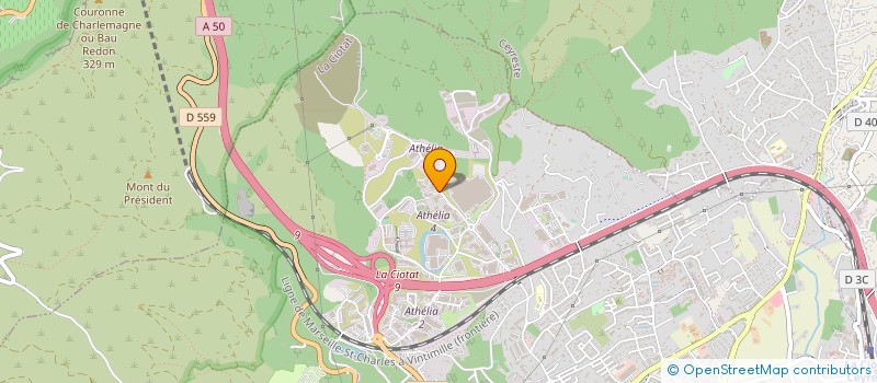 localisation de l'entreprise R & D  LA CIOTAT