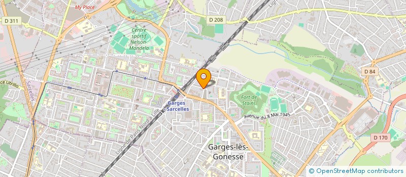 localisation de l'entreprise R.D  GARGES-LES-GONESSE