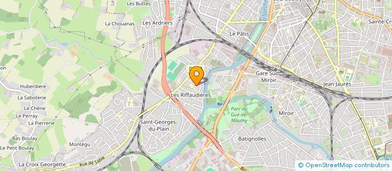 localisation de l'entreprise R&D  LE MANS