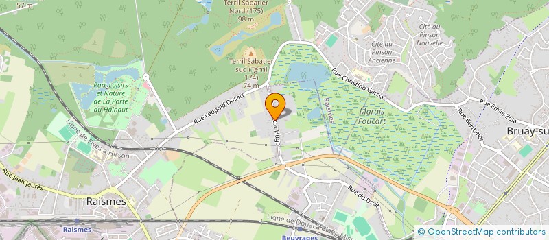 localisation de l'entreprise R.D.  RAISMES