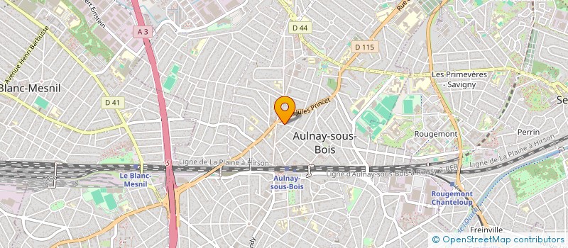 localisation de l'entreprise R & D  AULNAY-SOUS-BOIS