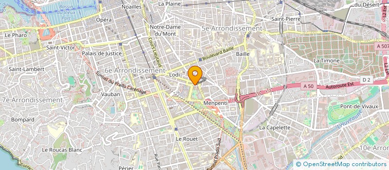 localisation de l'entreprise R&D à MARSEILLE